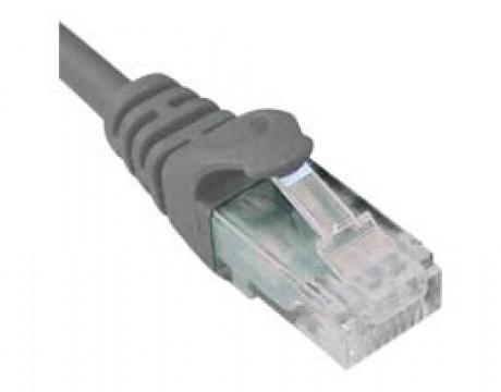 PATCH CORD UTP CAT5e 0.3m ΓΚΡΙ